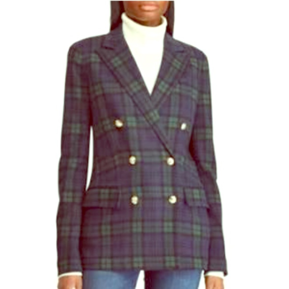 Ralph Lauren Dbl Breast crop Blazer Military butto